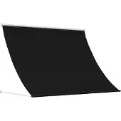 Syfax Markise Schwarz 350 x 150 cm