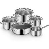 WMF PROVENCE PLUS Provence Plus Kochgeschirr-Set, 5-teilig edelstahl/durchsichtig