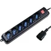 Techly Iups-pcp- 6 Steckdosen Mit Schalter Mehrfachsteckdose 6v
