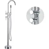 OEM Badewannenarmatur, schwenkbarer Auslauf, Einhebelsteuerung, Chrom