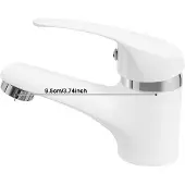 OEM Waschtischarmatur, modernes Design, wassersparende Eigenschaften, WEISS