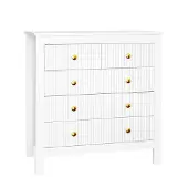 SOFTWEARY Kommode mit Schubladen, 79/40/81 cm, Schubladenkommode, Schubkastenkommode, Mehrzweckschrank