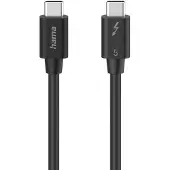 Hama USB-C, 1 m, USB C, USB C, USB 3.2 Gen 2 (3.1 Gen 2), 80 Gbit/s, Schwarz