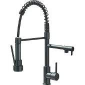 OEM Küchenarmatur, 360° Drehung, Ausziehbarer Wasserhahn, Schwarz