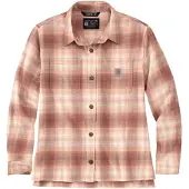 Carhartt Hemd Midweight Flannel Plaid Damen Stucco-M