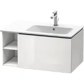 Duravit L-Cube Waschtischunterbau wandhängend, 1 Auszug, Regalelement seitlich, Becken rechts, 820x400x481mm, LC619208585