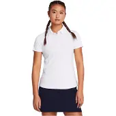 Under Armour Damen T-Shirt Ua Playoff Ss Polo-Weiß 1383612-100__LG
