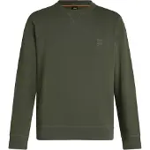 BOSS für Herren. 50509323 Grünes Westart-Sweatshirt (S), Lässig, Baumwolle
