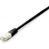 Equip Cat.6A Platinum S/FTP Patchkabel, Black, 1.0m , 10pcs/set, 1 m, Cat6a, S/FTP (S-STP), RJ-45, RJ-45, Schwarz