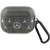 Mercedes Large Star Pattern - Etui AirPods Pro (czarny)