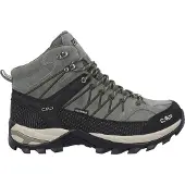 CMP Wanderschuhe Rigel Mid Trekking WP (wasserdicht) grau/schwarz/grün Herren