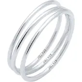Elli Silberring "Ring Wickelring Filigran Trend 925 Silber" Gr. 58, silber, Fingerringe, Damen, 58, Silber 925 (Sterlingsilber), Silberring
