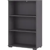 Germania Aktenregal "Profi 3.0", grau (graphit), B:80cm H:123cm T:40cm, Holzwerkstoff, Regale, Aktenregal, 80 x 123 x 40 cm, kratzfeste Beschichtung, Made in Germany