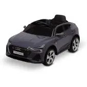 Caretero - Kinder Elektroauto mit Fernbedienung Audi-Optik E-Tron Sportback Grau