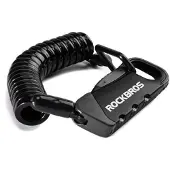RockBros Fahrradschloss mit Zahlenschloss Flex 32120010001 schwarz