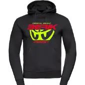 Berik The New Eye Hoodie, dunkelblau/gelb/rot, S