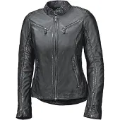 Held Sabira Damen Motorrad Lederjacke, schwarz, 36