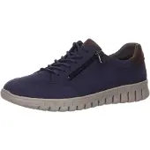 Waldlaufer Schnürhalbschuhe bequem in blau, Gr. 9.5