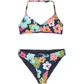 Roxy - Kid's Morning Flower Tri Bra Set - Bikini Gr 7 Years bunt