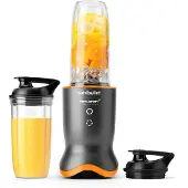 NutriBullet NB1206GO-MC, Tischplatten-Mixer, 0,9 l, Pulsfunktion, 0,5 m, 1200 W, Orange, Dunkles Grau