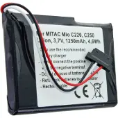 AccuCell Akku passend für Mitac Mio E4MT081202B12 Akku