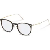 Rodenstock R7136 Dark havana, gold 54/21/145 Herren Brillen