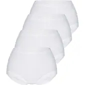 Sassa 4er Sparpack Taillenslip FINE RIB White