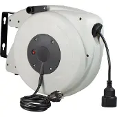 As Schwabe as-Schwabe 12645 Wandkabeltrommel 20 m Schutzkontakt-Winkelstecker (12645)