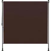 vidaXL Outdoor Rollo Braun 100 x 270 cm