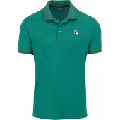 FILA Tennis-Polo Hermano (100% rec. Polyester, klassisch Look) grün Herren