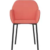 vidaXL Esszimmerstühle 2 Stk. Rosa Samt