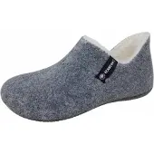 Verbenas Hüttenschuhe "Yoi Gales", Damen, Gr. 38, grau, Textil, meliert, Schuhe Hüttenschuhe, Hausschuh, Homeslipper, Schlupfschuh mit kuscheligem Warmfutter
