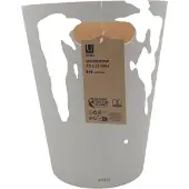 Umbra Woodrow Holz-Papierkorb natur/weiss, 7,5L, Design Abfalleimer
