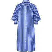 Seidensticker Sommerkleid 3/4 Kragen Gestreift