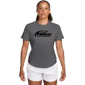 Nike - Women's Swift Dri-FIT Running Top - Laufshirt Gr M grau