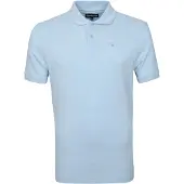 Barbour Basic Pique Poloshirt Hellblau