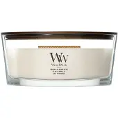 Woodwick Tonka & Almond Milk Duftkerze mit Holzdocht 453.6 g