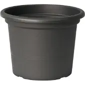 Euro3plast Pflanzkübel 'Geo', anthrazit, ca. Ø 55 x H 41 cm