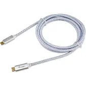 Equip USB 3.2 Gen 2 C-auf-C-Kabel, M/M, 3,0m, PD100W , 4K/60Hz, 10Gbps, Weiß, 3 m, USB C, USB C, USB 3.2 Gen 2 (3.1 Gen 2), 10 Gbit/s, Weiß