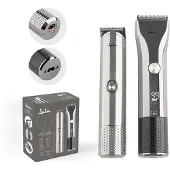 Jata JBSE2102, Schwarz, Silber, 1 mm, 3 cm, Edelstahl, LED, Akku