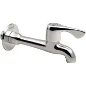 Aqualine Wandventil 1/2", lang, Chrom
