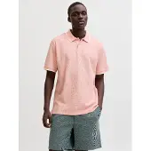 Jack & Jones Poloshirt "JJEAUSTIN POLO SS NOOS" Materialmix, regular fit
