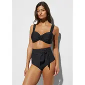 Bonprix Bikini-Hose Strong Shape aus formgebendem Material, mit Bindeschleife