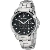 Maserati Edelstahl Armband-Uhr Chronograph SUCCESSO Herren silber D2UMAR8873621001