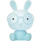 Luxus Europe - Nachtlampe Kinderzimmer Bunny Blau - Draadloos LED Nachtlampje Kinderen - USB-C Oplaadbaar