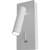 Maytoni Mirax LED Wandleuchte, Wandlampe 3W Weiss Warmweiss