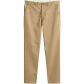 Gant für Herren. 1501001 Beige Chinos Regular Fit (36/34), Lässig, Klassisch, Bio-Baumwolle