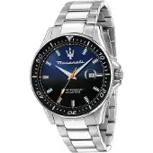 Maserati Herren Uhr Analog SFIDA Edelstahl Armband silber Fashion D2UMAR8853140001