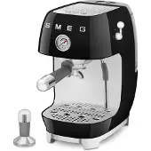 Smeg 15-bar-espressomaschine für schwarzen espresso ECF03BLEU