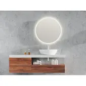 Mirrors & More LED Lichtspiegel Bad Wandspiegel FRANZI rund Ø60cm